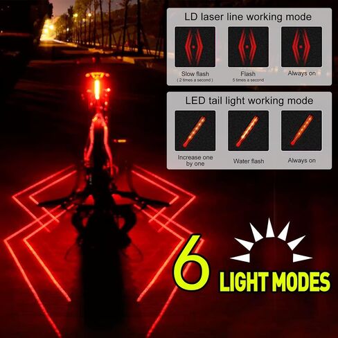 Bike Turn Signals Rechargeable Rear Bike Lights for Night Riding Luces para Bicicleta Waterproof Bike Light 2024 Bike Accessories Bike Indicators in Kuwait
