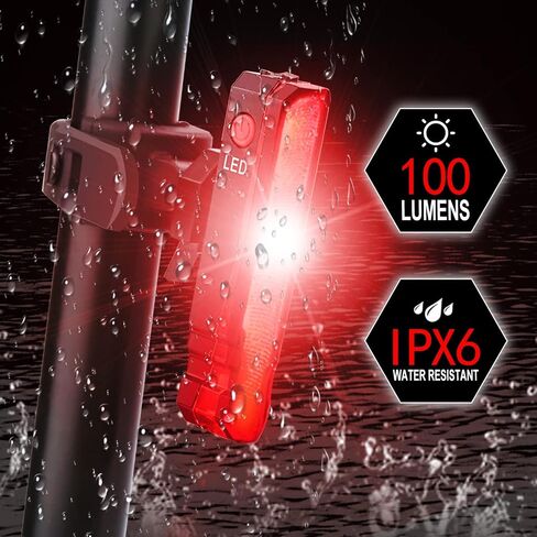 Bike Turn Signals Rechargeable Rear Bike Lights for Night Riding Luces para Bicicleta Waterproof Bike Light 2024 Bike Accessories Bike Indicators in Kuwait