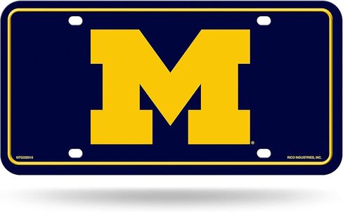 علامة لوحة ترخيص معدنية للبالغين من الجنسين من Rico Industries NCAA in Kuwait
