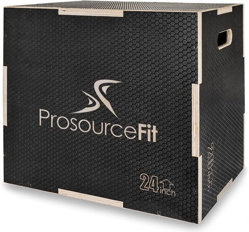 صندوق قفز بليومتري 3 في 1 من ProsourceFit مزود بمقبض كهربائي ومقاوم للانزلاق للتدريب المتقاطع وخفة الحركة وتدريبات Plyo in Saudi Arabia