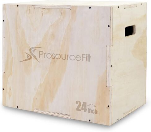 صندوق قفز بليومتري 3 في 1 من ProsourceFit مزود بمقبض كهربائي ومقاوم للانزلاق للتدريب المتقاطع وخفة الحركة وتدريبات Plyo in Saudi Arabia