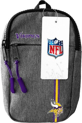SOAR Unisex Crossbody Tech Adjustable Strap Travel Backpack Officially Licensed NFL, Mini Sling Bag in Kuwait
