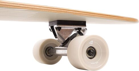 Retrospec Zed Pintail Longboard لوح التزلج الطراد الكامل | طراد من خشب الخيزران وخشب القيقب الكندي مع شاحنات Kingpin العكسية للتنقل والتجول والنحت وركوب المنحدرات in Saudi Arabia