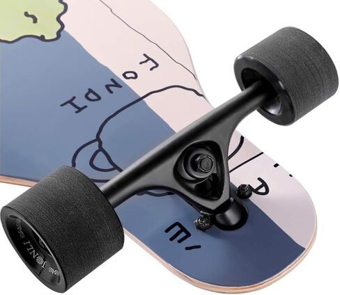 41 Inch Freeride Skateboard Longboard - Complete Skateboard Cruiser for Cruising, Carving, Free-Style and Downhill in Saudi Arabia