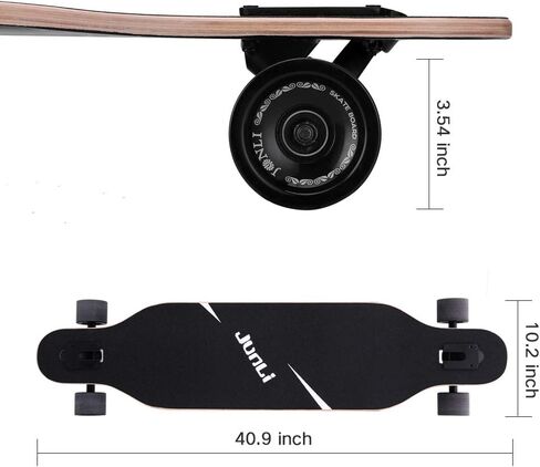 41 Inch Freeride Skateboard Longboard - Complete Skateboard Cruiser for Cruising, Carving, Free-Style and Downhill in Saudi Arabia