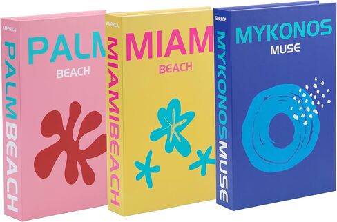 Sunolga Preppy Room Decor Decorative Faux Books Set of 3 Hardcover Aesthetic Books with Storage Function for Coffee Table Fashionable Bookshelf Decorations for Living Room in Kuwait