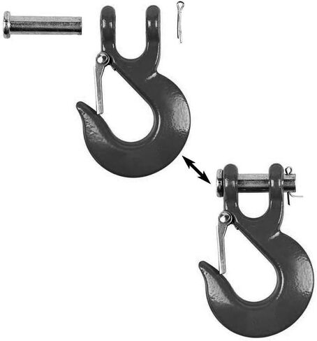 GRIPWAY 3/8" x 85' 23805LBs حبل كابل ونش صناعي مع كم حماية أسود لـ ATV UTV (أحمر) in Kuwait