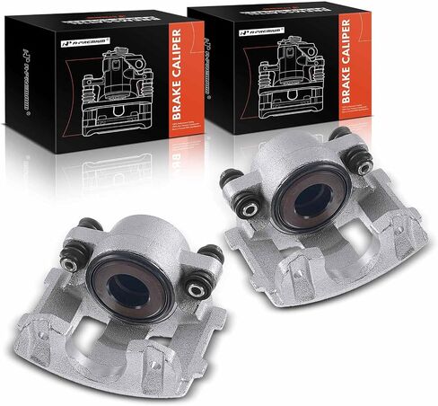 A-Premium Disc Brake Caliper Assembly Without Bracket Compatible with Select Jeep Models - Cherokee, Comanche, Grand Cherokee, TJ, Wagoneer, Wrangler - Front Left Driver Side in Saudi Arabia