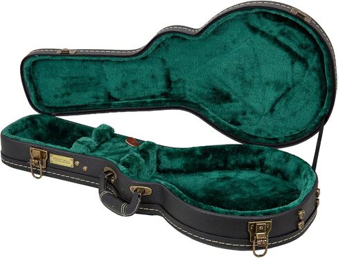 حافظة خشبية Crossrock تناسب أنماط الرنين المكونة من 5 سلاسل من أجهزة Banjos-Vintage، وبطانة إسفنجية، وأقدام معدنية، ومساحة تخزين سوداء (CRW520BJBK) in Kuwait