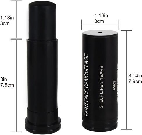 العين السوداء البيسبول العين السوداء عصا الكرة اللينة Eyeblack البيسبول العين السوداء لكرة القدم لاكروس الرياضة العين عصا طلاء الوجه ملعب الرياضيين الأطراف (3 قطع، أسود، أخضر، بني) in Kuwait