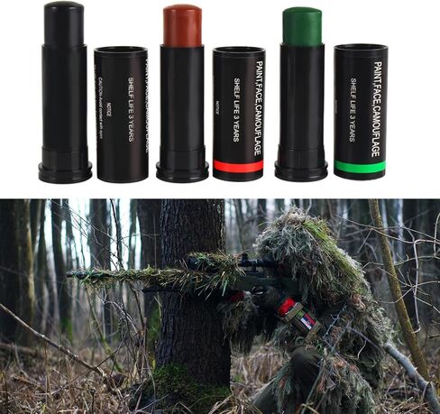 العين السوداء البيسبول العين السوداء عصا الكرة اللينة Eyeblack البيسبول العين السوداء لكرة القدم لاكروس الرياضة العين عصا طلاء الوجه ملعب الرياضيين الأطراف (3 قطع، أسود، أخضر، بني) in Kuwait