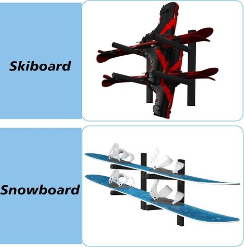 Lhysn Hoverboard رف تخزين لوح التزلج جدار جبل سكيت شماعات عرض المنزل جدار جبل المرآب المنظم خوذة حامل معدني in Kuwait