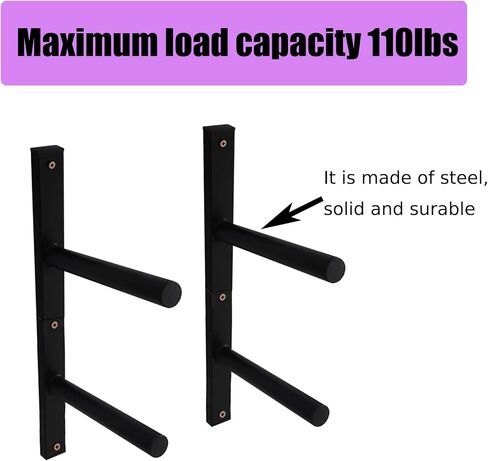 Lhysn Hoverboard رف تخزين لوح التزلج جدار جبل سكيت شماعات عرض المنزل جدار جبل المرآب المنظم خوذة حامل معدني in Kuwait