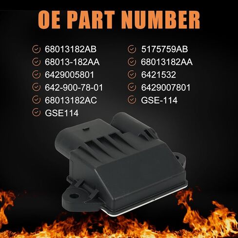 GSE114 Glow Plug Controller Diesel Glow Plug Control Relay Module Compatible with Dodge Sprinter 2500 3500 Freightliner Mercedes Benz E320 GL320 ML320 R320, 2007-2012#Replace 5175759AB in Saudi Arabia