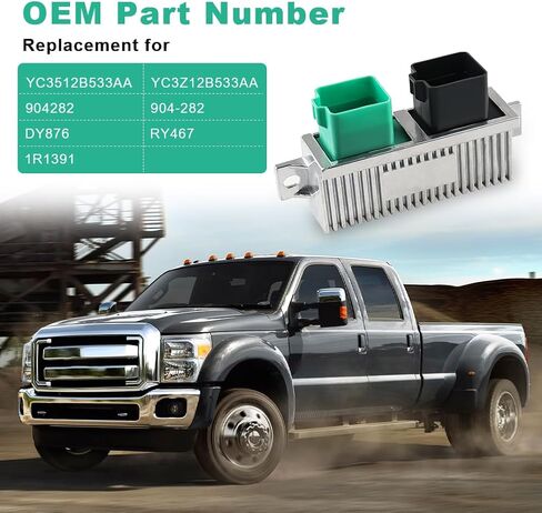 وحدة تبديل مرحل التحكم في توهج الديزل متوافقة مع Ford F250 F350 F450 E350 E450 E550 Super Duty Excursion 6.0L 6.4L 7.3L لاستبدال YC3Z12B533AA in Saudi Arabia
