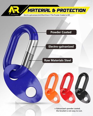 7100 Lifting Bracket Set for Engine - 4 Heavy-Duty Engine Lift Bracket 5500 Lb Capacity, Engine Support Bar for Lifting Slings and Load Levelers, Orange in Saudi Arabia