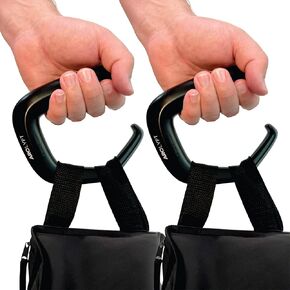 Bag Carrier & Rehab Aid (2 Pack) - Invented by Board Certified Orthotist - All Ages & Activity Levels, Carpal Tunnel, Arthritis - Great for Shopping, Carrying Groceries, Household & More