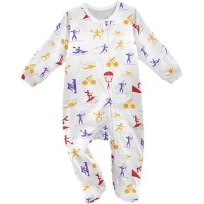 Dussdil Baby One-Piece Footies Newborn Rompers Pajamas Cotton Footed Pjs for Sleep Play Boys Girls
