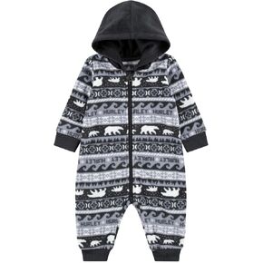 Hurley Baby Boy's Long Sleeve Hooded Coverall