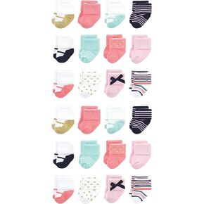 جوارب تيري غنية بالقطن للأطفال من الجنسين من Little Treasure، عبوة من 24 قطعة in Kuwait
