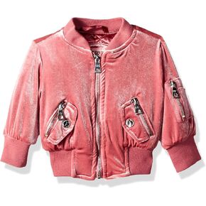 URBAN REPUBLIC Baby Girls Stretch Velvet Jacket