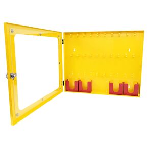 TRADESAFE Lockout Tagout Station with 20 Keyed Different Loto Locks, 6 Lockout Hasps, 60 Lock Out Tags, Lock Out Tag Out Kit Station, Lock Out Kit Cabinet 22-1/2 x 18 x 3 inches