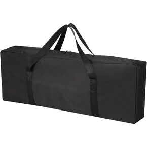 PATIKIL 29.92"x4.72" Tripod Carrying Case, 1Pack Oxford Cloth Padded Tripod Bag with Handles for Light Stands Tripod Photography Accessories, Black