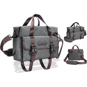 K&F Concept Camera Sling Bag,Crossbody DSLR/SLR/Mirrorless Camera Bag, Camera Case for Digital Cameras, Casual Shoulder Photography Bag with Tripod Strap for Photographers