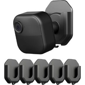 5 Pack No Drill No Screws Blink Camera Wall Mount Compatible with Blink Outdoor 4/Mini/Mini 2 / Ring Indoor Cam (2nd Gen) Cameras Adhesive Wall Mount