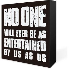 Funny Office Decor Everything is Figureoutable Wooden Box Sign Home Office Desk Decor for Men Women, Office Shelf Cubicle Table Wall Decor Coworker HR Gifts for Boss 5 x 5 Inches