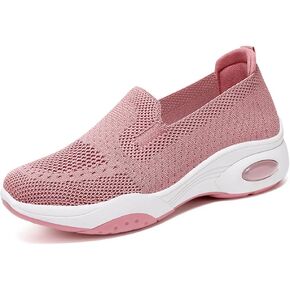 أحذية مشي نسائية من Padgene أحذية رياضية جورب سهلة الارتداء شبكية قابلة للتنفس أحذية نسائية مريحة كاجوال للسيدات وسادة هوائية أحذية رياضية للجري والركض in Kuwait