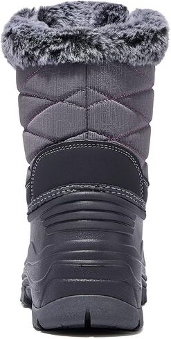 HOBIBEAR Women's Waterproof Winter Snow Boots Lightweight Anti-Slip Warm Outdoor Mid-Calf Booties in Kuwait