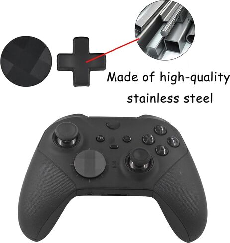 2 Pcs Metal D-pads for Xbox One Elite Series 2 ,Replacement Parts Directional Pad Kits for Xbox One Elite/Xbox One Elite Series 2/ Xbox Elite 2 Core Controller(Blue) in Saudi Arabia