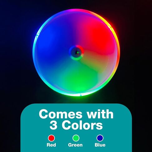 قرص طائر مضيء بإضاءة LED، تصميمات لطيفة، مفعل بالحركة، مقاوم للماء، هدية داخلية/خارجية، خفيف الوزن، للأولاد والبنات والأطفال من جميع الأعمار in Saudi Arabia