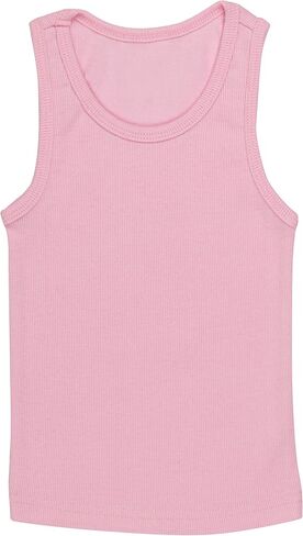 ToBeInStyle Kids Boys Girls Soft Lightweight Jersey Scoop Neck Tank Top in Kuwait
