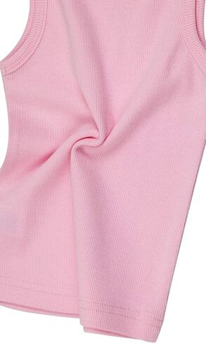 ToBeInStyle Kids Boys Girls Soft Lightweight Jersey Scoop Neck Tank Top in Kuwait