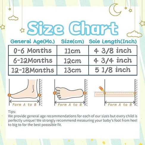 ohsofy Infant Baby Girls Mary Jane Flats Non-Slip Bowknot Princess Wedding Dress Shoes Toddler Crib Shoes in Saudi Arabia
