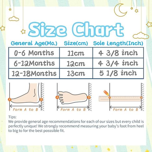 ohsofy Infant Baby Girls Mary Jane Flats Non-Slip Bowknot Princess Wedding Dress Shoes Toddler Crib Shoes in Saudi Arabia