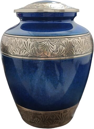 Stone Finish Cremation Urns for Human Ashes - Decorative Urns, Handcrafted Large Adult Funeral Urns for Male & Female Ashes - Holds up to 200 Cubic inches with Velvet Bag, Pink in Saudi Arabia