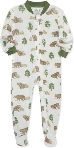Little Me Clothes for Baby Boys' Zip Front Sleepwear Bodysuit, 12 Months - 24 Months in Saudi Arabia
