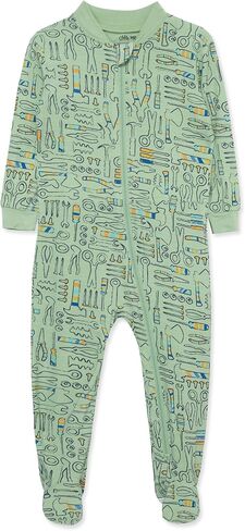 Little Me Clothes for Baby Boys' Zip Front Sleepwear Bodysuit, 12 Months - 24 Months in Saudi Arabia