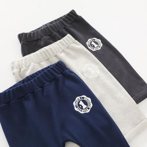Baby Boys Cotton Pants with Slogan Print，3-Pack, 0-18 Months in Saudi Arabia