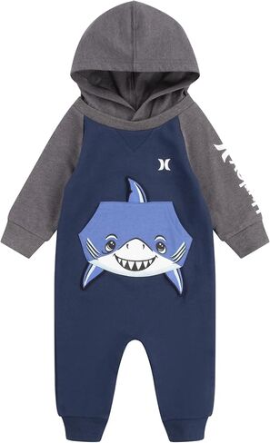 Hurley Baby Boy's Long Sleeve Hooded Coverall in Saudi Arabia