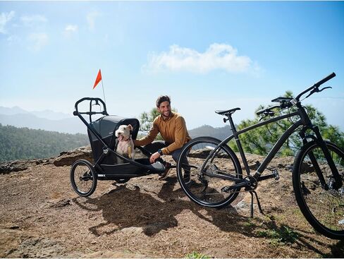 Baby Jogger City Prix Jogger x Bike Trailer - يمكن أن تتحول إلى مقطورة دراجة للأطفال in Saudi Arabia