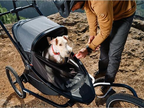 Baby Jogger City Prix Jogger x Bike Trailer - يمكن أن تتحول إلى مقطورة دراجة للأطفال in Kuwait