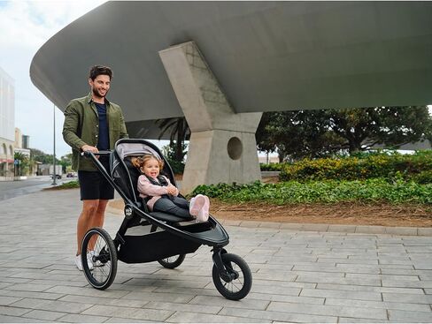 Baby Jogger City Prix Jogger x Bike Trailer - يمكن أن تتحول إلى مقطورة دراجة للأطفال in Kuwait