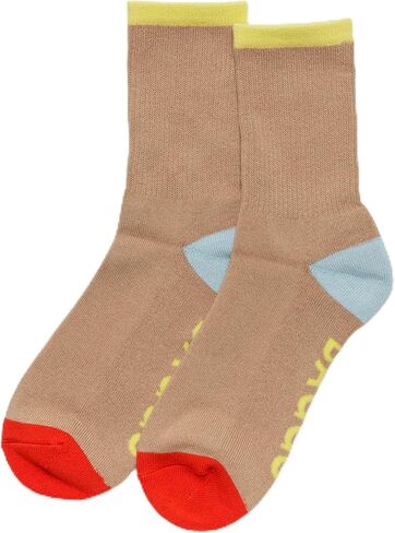 BAGGU Ribbed Sock - Ecru - M/L in Kuwait