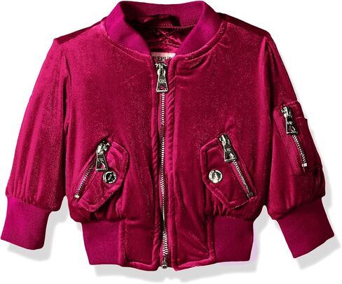 URBAN REPUBLIC Baby Girls Stretch Velvet Jacket in Saudi Arabia