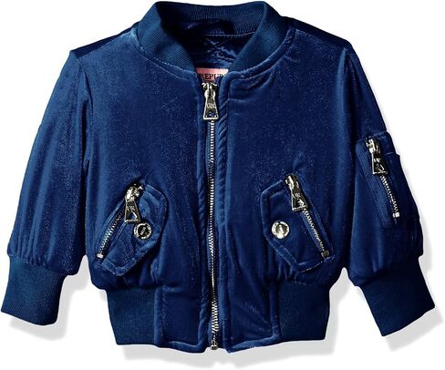 URBAN REPUBLIC Baby Girls Stretch Velvet Jacket in Saudi Arabia