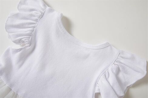 Niyage Girls Dress Tulle Tutu Toddler Ruffle Sleeveless Casual Princess Dresses in Saudi Arabia